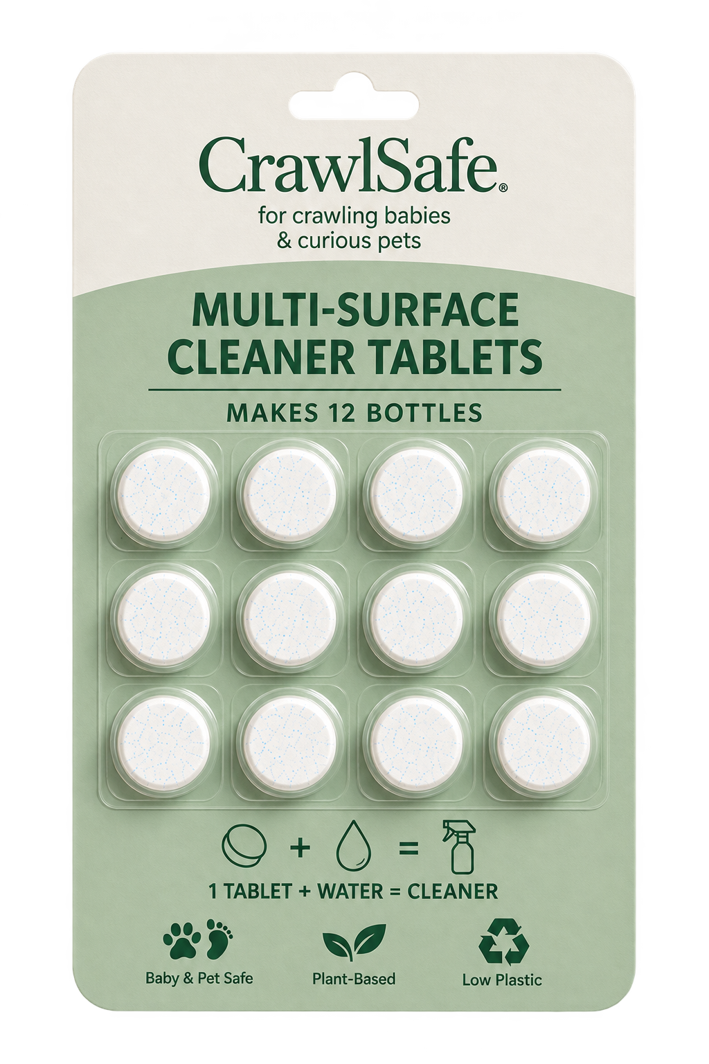 CrawlSafe 12-tablet refill pack
